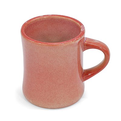 Caneca de Cerâmica Rústica Elemental Vermelha - 360ml