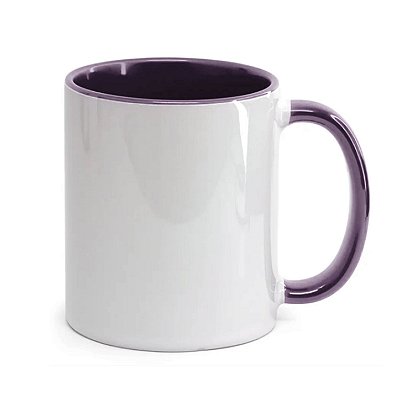 Caneca Alça e Interior Roxa