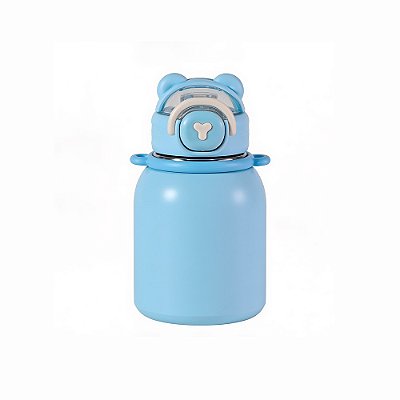 Copo Inox Térmico BABY BEAR - Matte Azul Claro