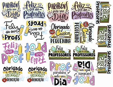 Impressão DTF UV - Dia dos Professores - A4