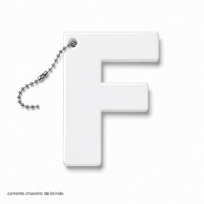 Letra Do Alfabeto Em Acrilico Retroverso PCT 3 Un – LETRA F