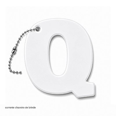 Letra Do Alfabeto Em Acrilico Retroverso PCT 3 Un – LETRA Q