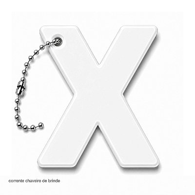 Letra Do Alfabeto Em Acrilico Retroverso PCT 3 Un – LETRA X