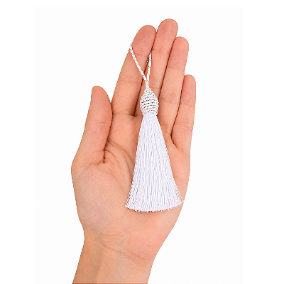 Pingente Tassel PCT C/ 3 unid. - Branco