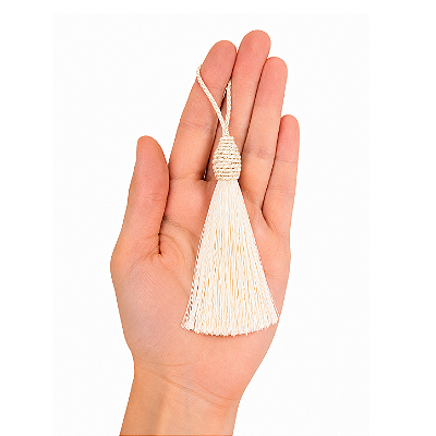 Pingente Tassel PCT C/ 3 unid. - Off White
