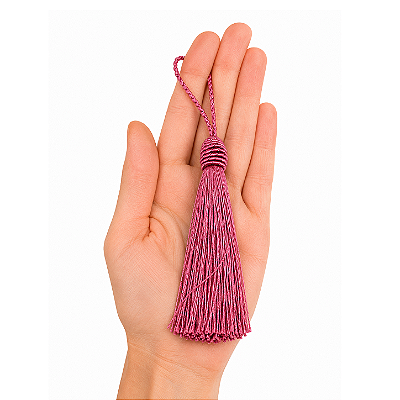 Pingente Tassel PCT C/ 3 unid. - Rosa Velho