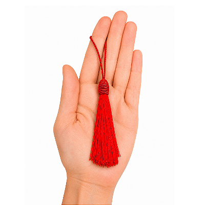 Pingente Tassel PCT C/ 3 unid. - Vermelho