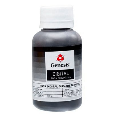 Tinta Sublimática Preta GENESIS