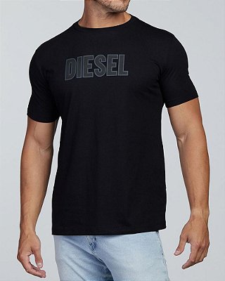 Camiseta masculina Diesel LT2DSL72 Preto