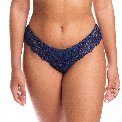 Calcinha Tanga de Renda Maria Alice