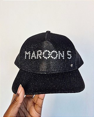 Boné Maroon 5 de Brilho personalizado