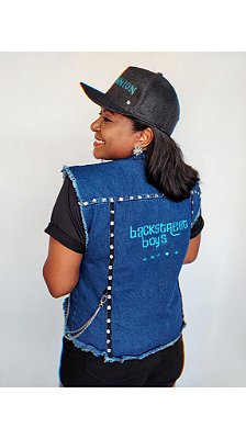 Colete jeans dos Backstreet boys personalizado