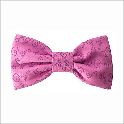 Gravata Borboleta Kids Arts Rosa