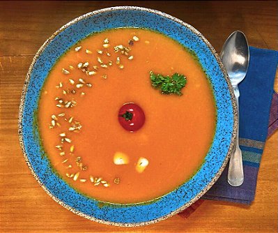 SOPA DE TOMATE E ABÓBORA