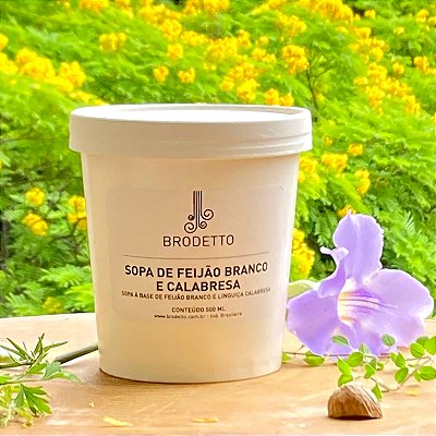 SOPA DE FEIJÃO BRANCO E CALABRESA