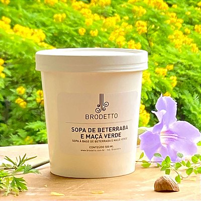 SOPA DE BETERRABA E MAÇÃ VERDE