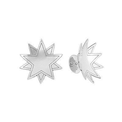 Brinco estrela Concavo