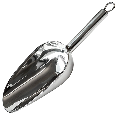 Concha Pá Medidora Universal em Inox p/ Gelo e Mantimentos
