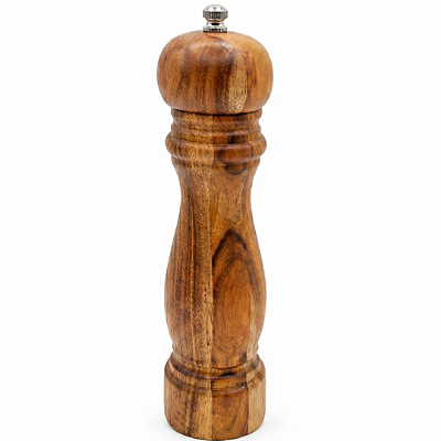 Moedor de Sal e Pimenta de Madeira e Aço Inox com Moinho em Cerâmica