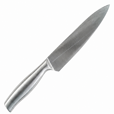 Faca Chef Profissional Totalmente em Inox 8"