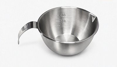 Pitcher Copo Caneco Fervedor Leite Líquido Graduado 200/500ml Aço Inox