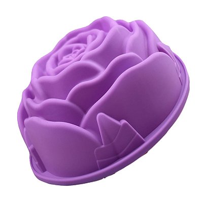 Forma Bolo Silicone Formato Rosa