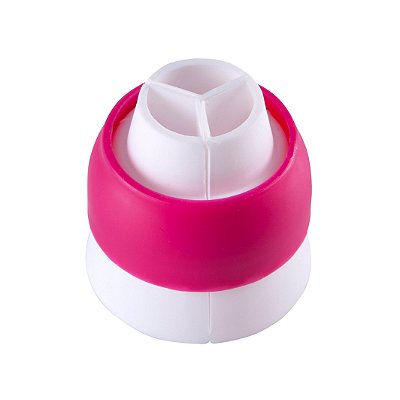 Adaptador Triplo p/ Confeitar em Três Cores Profissional