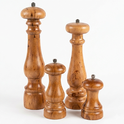 Moedores Pimenta do Reino Profissional Madeira Muiracatiara Pepper Mill