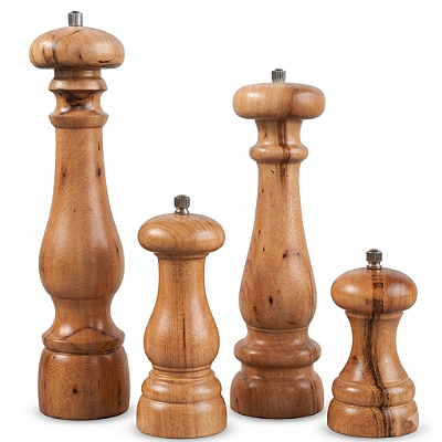 Moedores Pimenta do Reino Profissional Madeira Muiracatiara Pepper Mill
