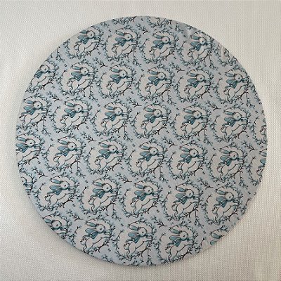Capa para sousplat - Coelhinho Azul