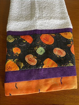 Pano de prato atoalhado halloween