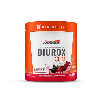 Diurox Slim 225g Chá De Hibisco C/Frutas Vermelhas - New Millen