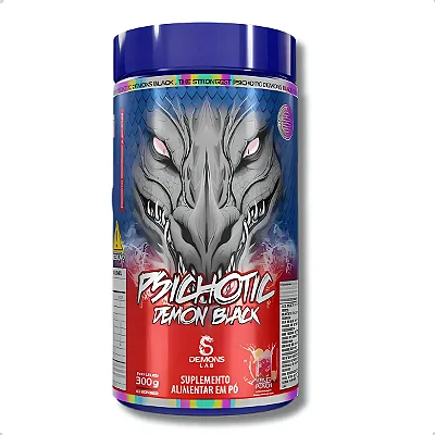 Demons Lab Psichotic Black Pré Treino pote 300g