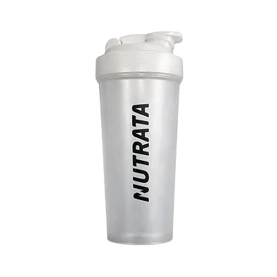 Coqueteleira Branca Perolada Nutrata 600 ml