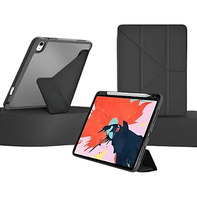 Capa Wiwu para iPad - 10.2 | 10.5" - Origami - Preta