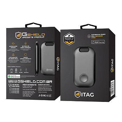 Itag - localizador Rastreador - função Airtag Buscar Apple - Chaveiro - Gshield
