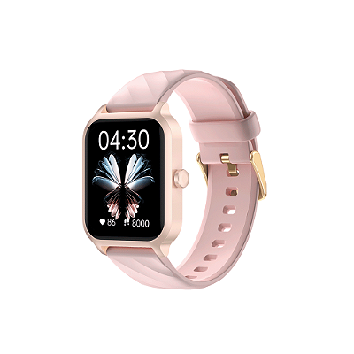 SmartWatch Level LVW-10, Tela TFT de 1,83", compatível com iOS e Android Rose