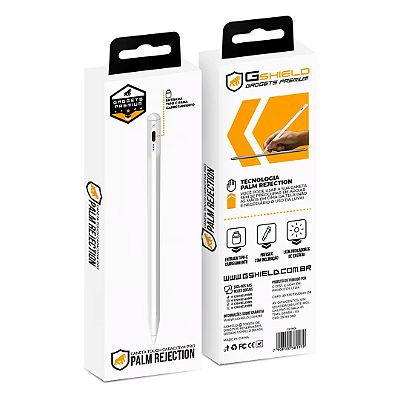 Caneta Touch Capacitiva Pro para iPad com Palm Rejection e traço adaptável - Gshield