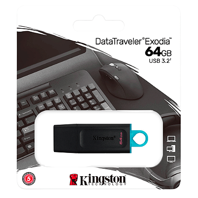 Pendrive Kingston DataTraveler Exodia 64GB