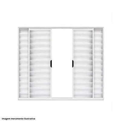 Veneziana 4 folhas Branca