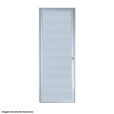Porta PVC MADRI com Batente de Alumínio