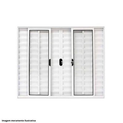 Veneziana 6 folhas Branca