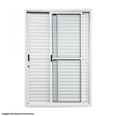 Porta Balcão 3 folhas Branca