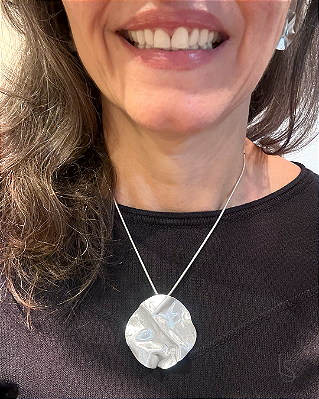 Pingente de Prata Pura - Super Lua | Coleção Lunar