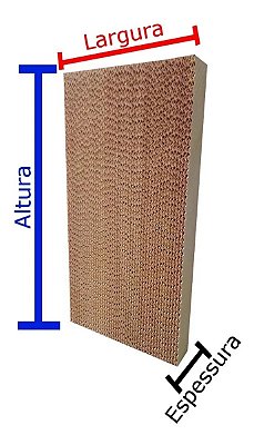 Painel Evaporativo 70x78x10Cm (colmeia/filtro/placa/climatizador)