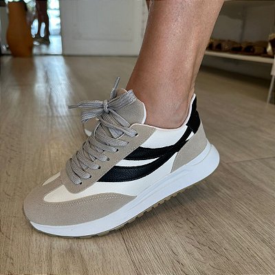 Tênis Mary Camurça Branco