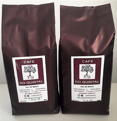 Café Gourmet Do Quintal Blend Especial Moído ou em Grãos - 500g ou 250 g