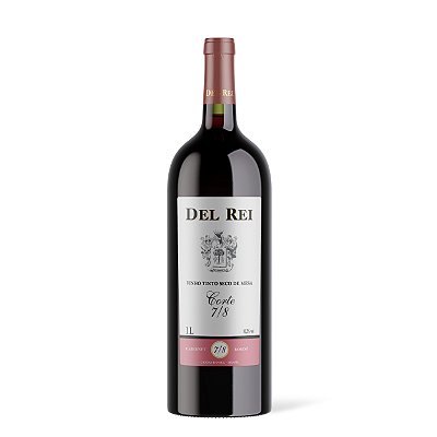 Vinho Del Rei Tinto Seco 7-8 Cabernet e Bordo 1 L