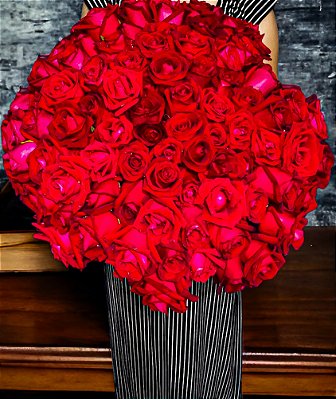 Buquê Grande 100 Rosas