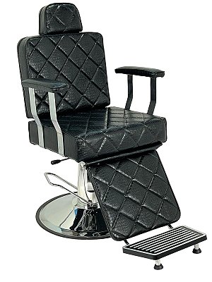 Cadeira Reclinável Poltrona Salão Beleza Suiça Black